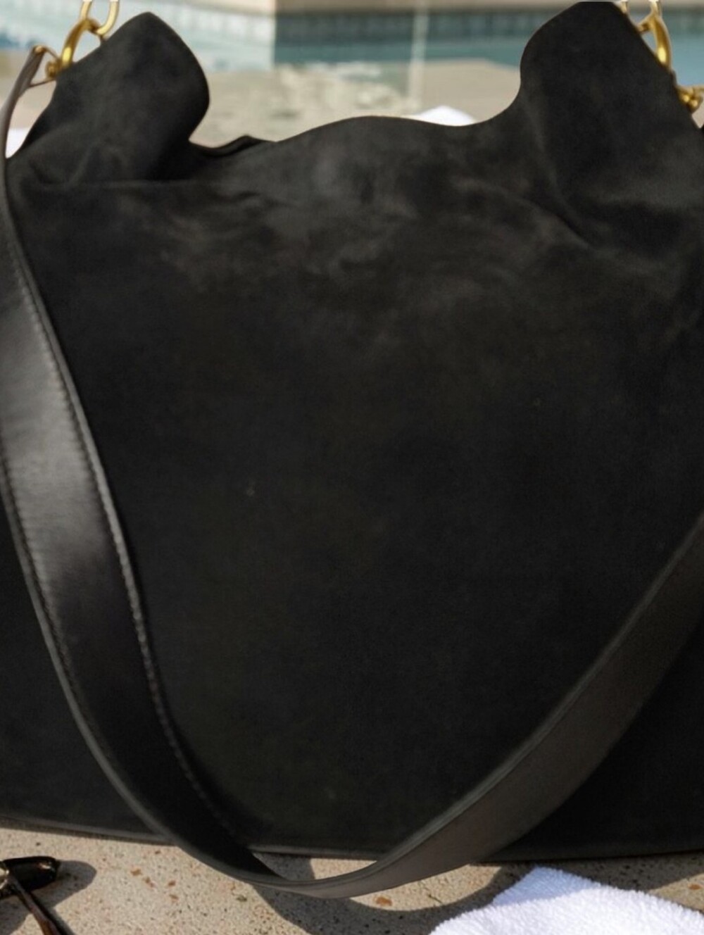 Vintage EUC!! Gucci Bamboo 2-Way Suede & Leather Bag With COA/Unbranded Dustbag - Picture 5 of 15